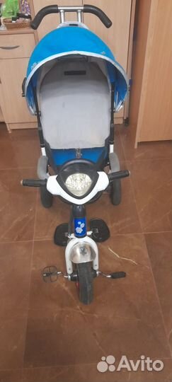 Детский трехколесный велосипед- коляска