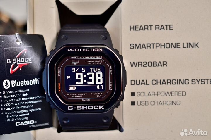 Часы Casio G-Shock DW-H5600MB-1 Bluetooth SMART