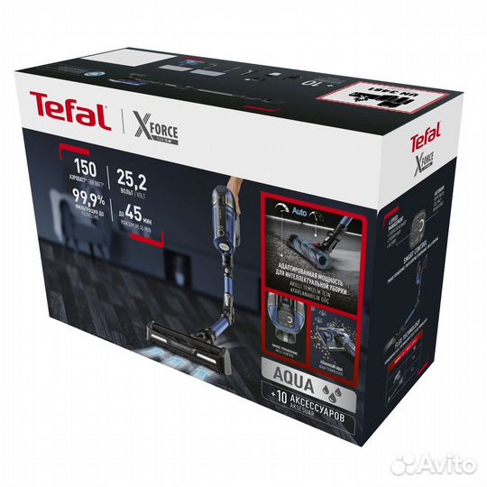 Пылесос Tefal X-Force Flex 12.60 Aqua TY98C0WO