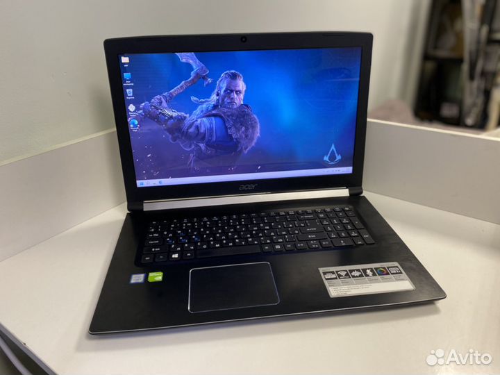 Игровой ультрабук 17''/intel core/12 озу/nvidia