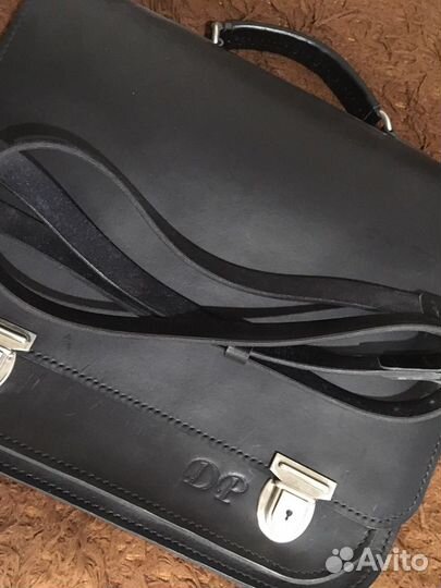 Мужской кожаный портфель