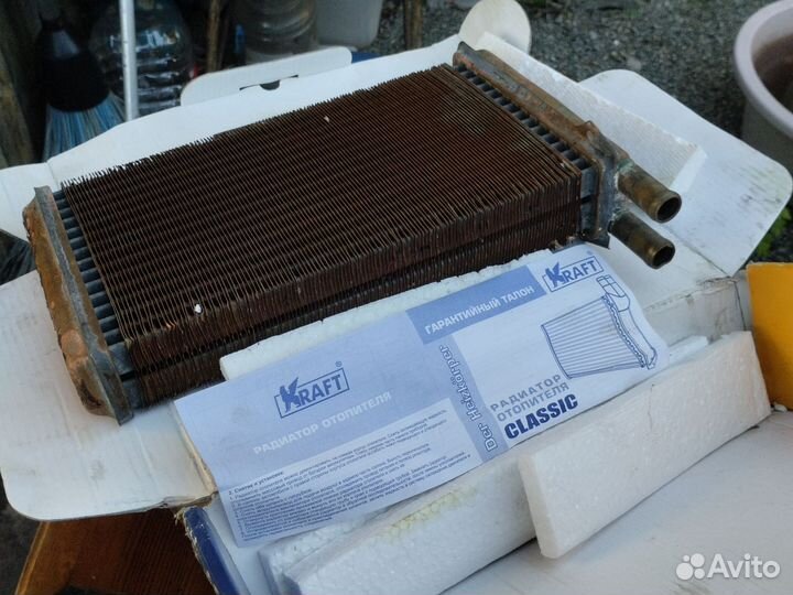 Медный радиатор отопителя ваз 2108-2115