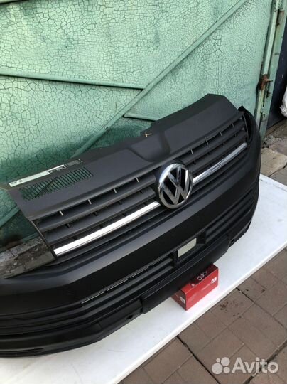 Бампер Передний VW Transporter T6 В Сборе