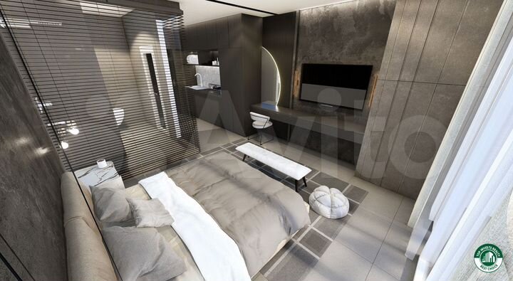 Квартира-студия, 30,7 м² (Таиланд)