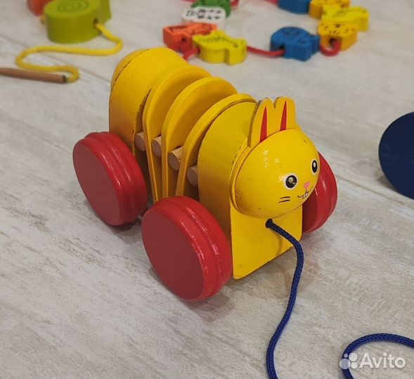 Развивающие деревянные игрушки пакетом