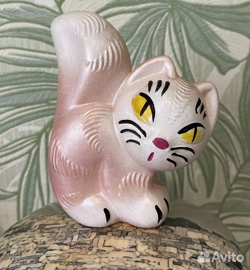 Резиновые игрушки Лиса и Кот периода СССР