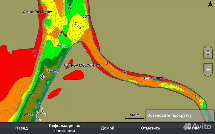 Карта глубин Garmin BlueChart G3 2022 hxeu062R