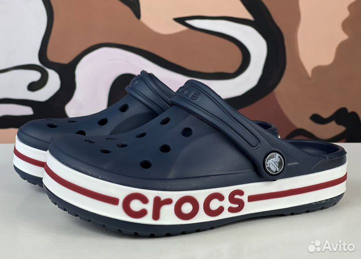 Crocs сабо синие 39-46