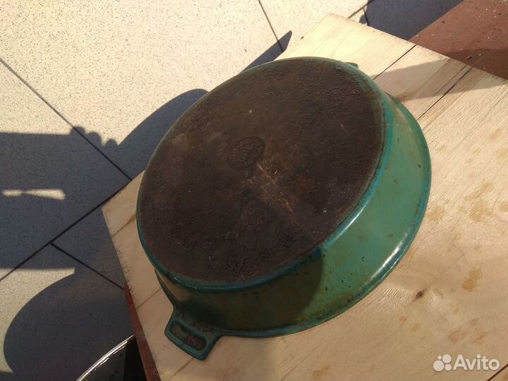 Чугунная сковорода СССР эмалированные