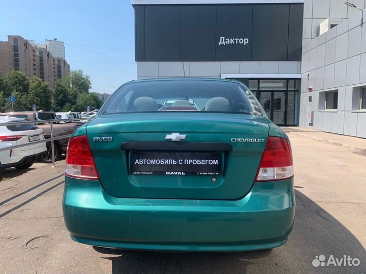 Chevrolet Aveo 1.4 МТ, 2005, 121 515 км