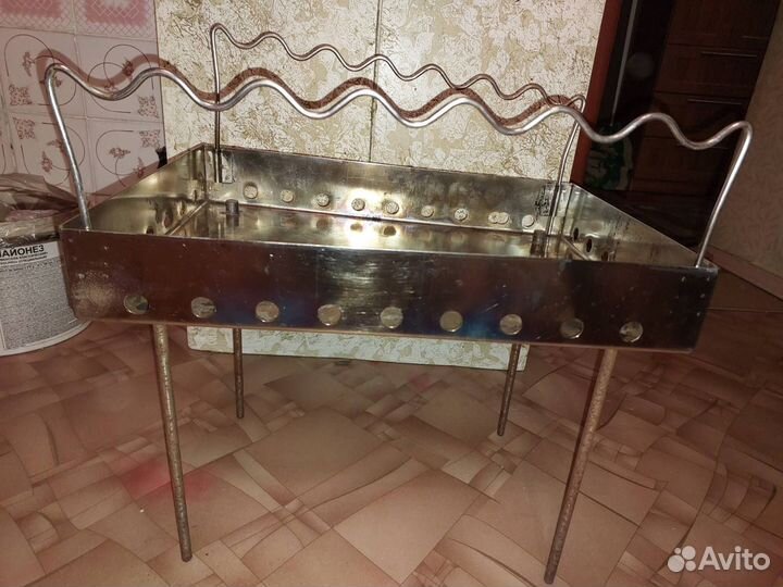 Мангал разборный из жаропрочной нержавейки