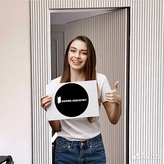 Скрытые межкомнатные двери под покраску