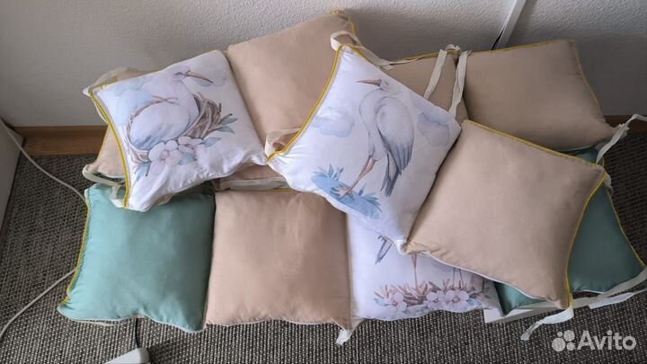 Бортики в детскую кроватку