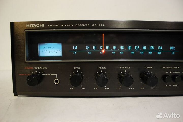 Hitachi SR-502 Стерео Ресивер пр-ва Япония 1975г