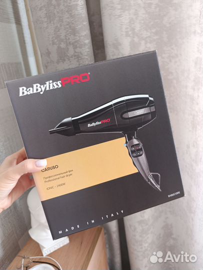 Профессиональный фен BaByliss Pro Caruso Ionic