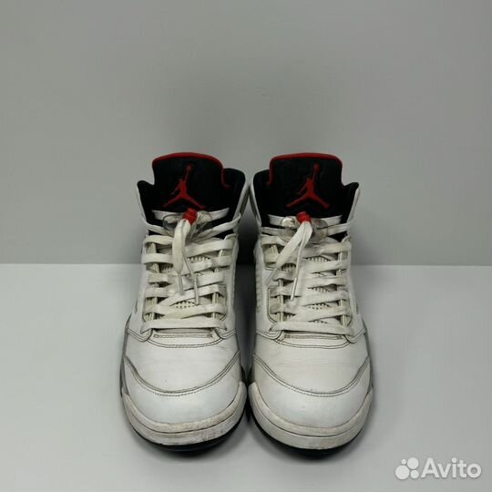 Кроссовки Nike Air Jordan 5 White Cement Оригинал