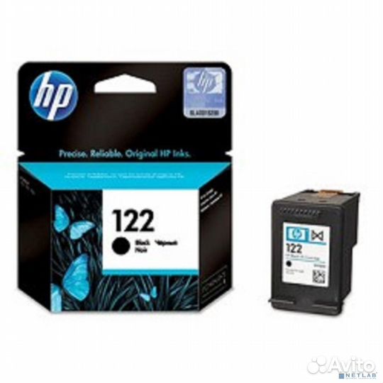 HP CH561HE/CH561HK Картридж №122, Black Deskjet 10