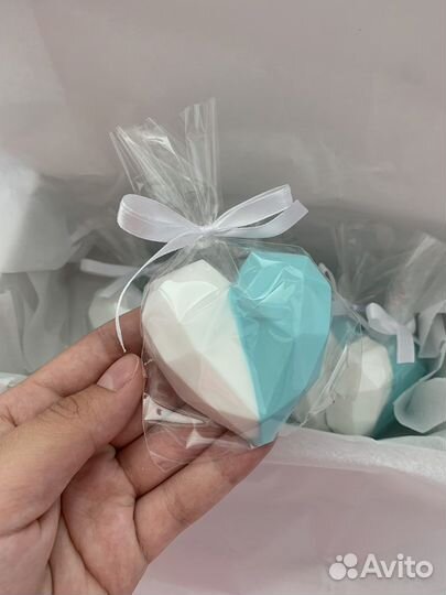 Свадебные бонбоньерки мыло набор 6 шт