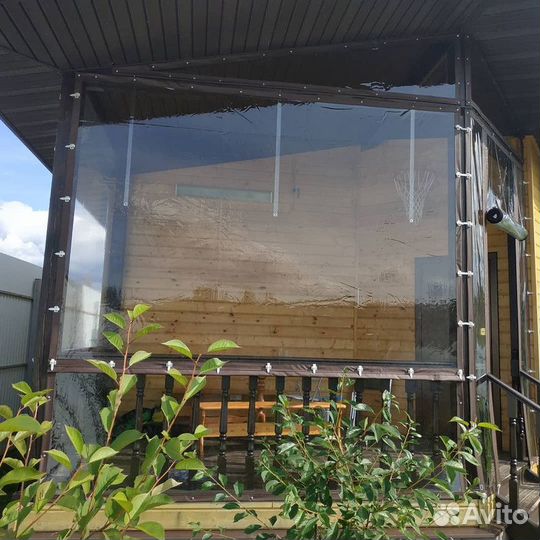 Гибкие, мягкие окна для террас