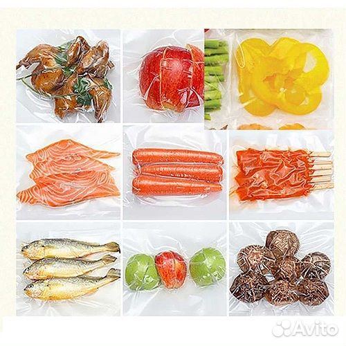 Пакеты вакуумные пищевые, гладкие