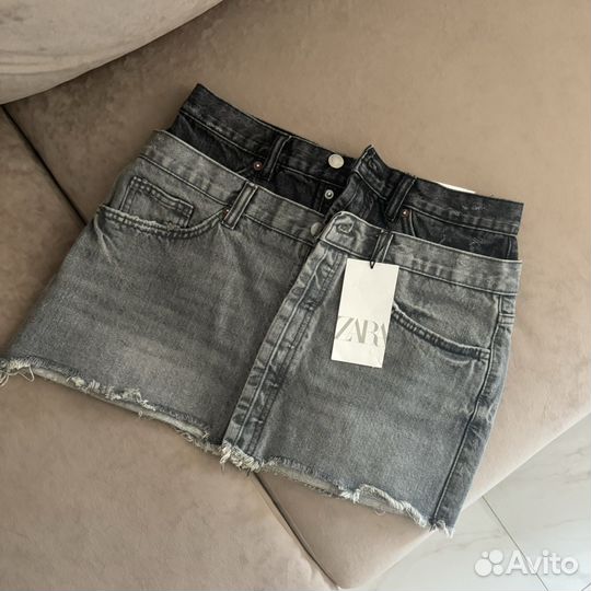 Джинсовая Юбка zara
