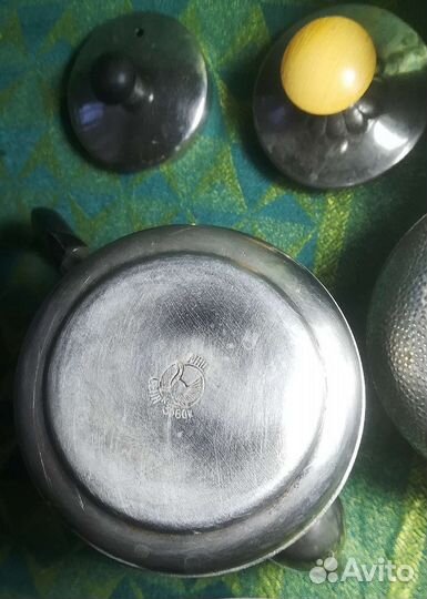 Набор чайный металл мнц СССР