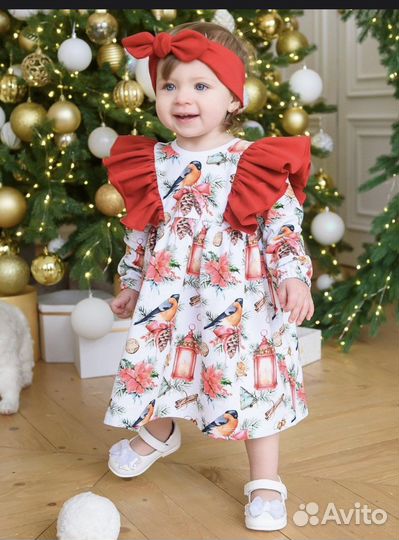 Платье для девочки 74