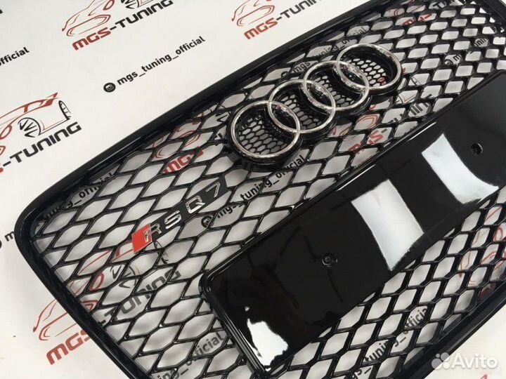 Решётка на Audi Q7 06-15гг. RSQ7 дизайн 2