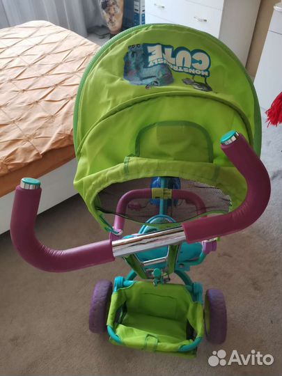 Детский велосипед с ручкой