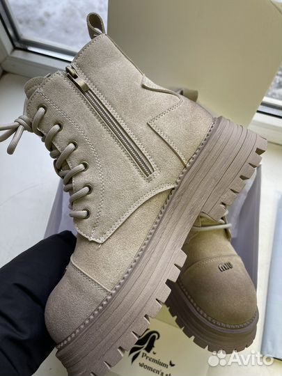 Ботинки miu miu натуральные зимние