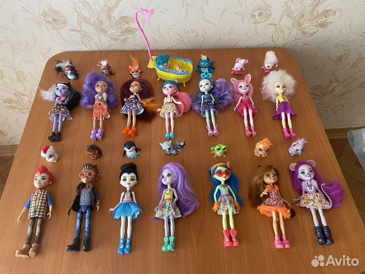 Куклы enchantimals с питомцем