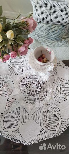 Скатерть вязаная