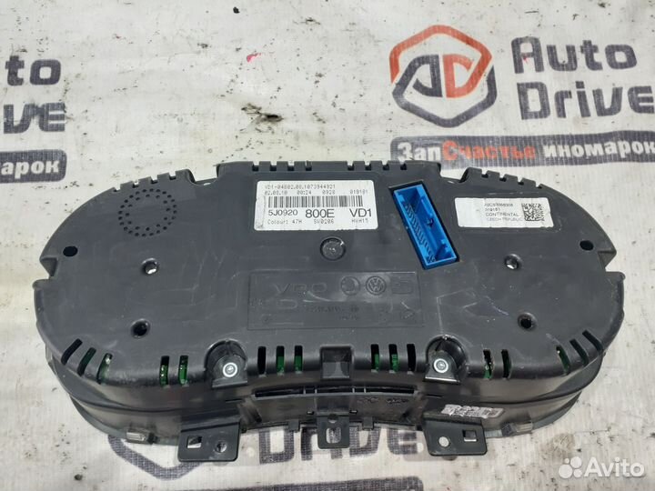 Skoda Fabia 2 1.2 МКПП панель приборов