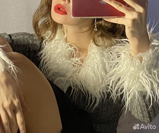 Кофта с мехом