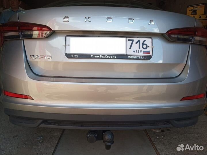 Фаркоп Шкода Рапид 2020 Рестайлинг