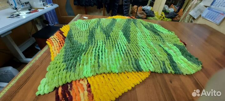 Плед детский вязаный ручная работа