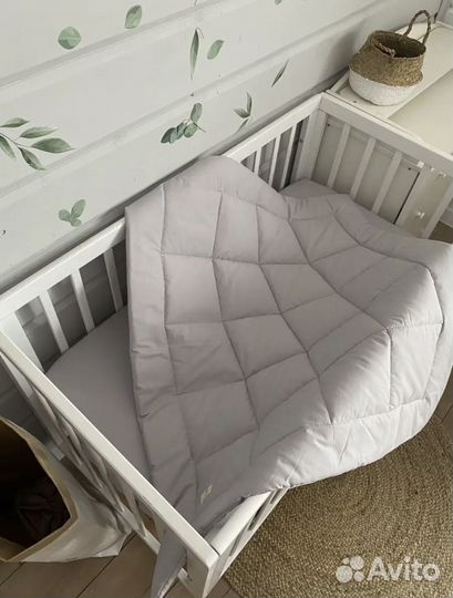 Бортики одеяло простыня в детскую кроватку