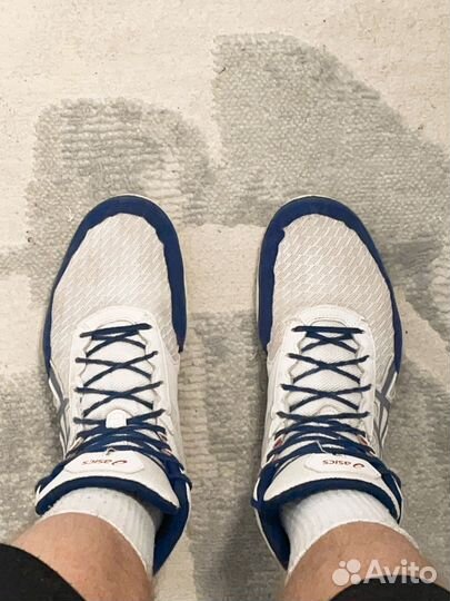 Борцовки Asics matflex 6 GS white/deep ocean