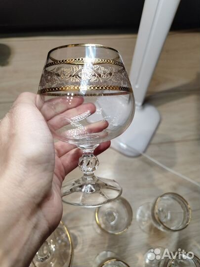 Набор бокалов и стаканов Crystalite Bohemia, Чехия