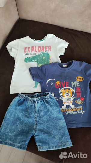 Одежда для мальчика пакетом 86 92 летняя