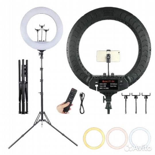 Кольцевая лампа со штативом 45см RL-18