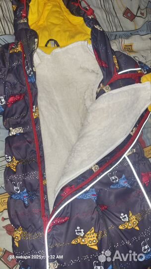 Комбинезон трансформер зимний 80