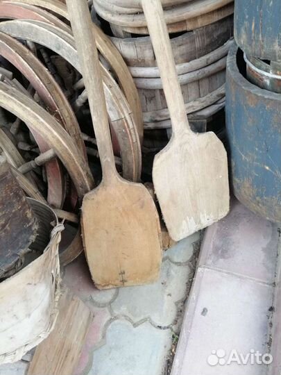 Лопатка старинная деревянная хлебная