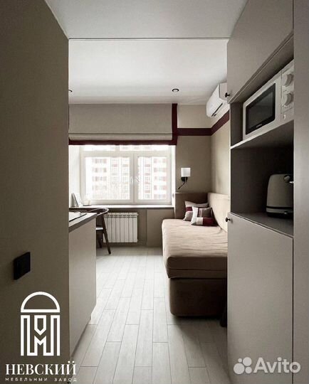 Кухонный гарнитур прямой под потолок