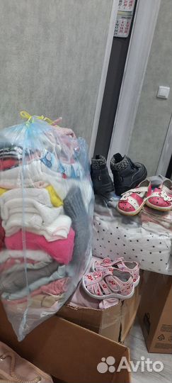 Вещи пакетом на девочку 0+ и до 74, 80