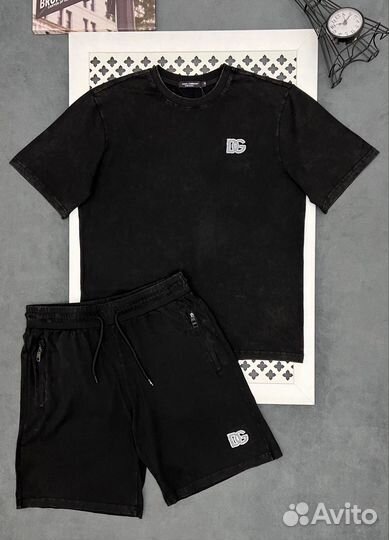 Двойка шорты и футболка dolce gabbana