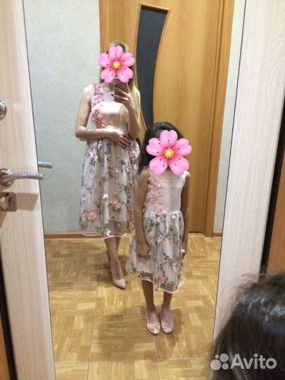 Платья мама и дочь фемели лук