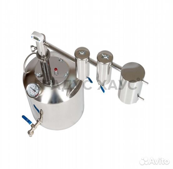 Самогонный аппарат с двумя сухопарниками 22 литра