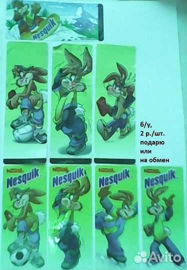 AngryBirds, динозавры, Nesquik наклейки (обмен)