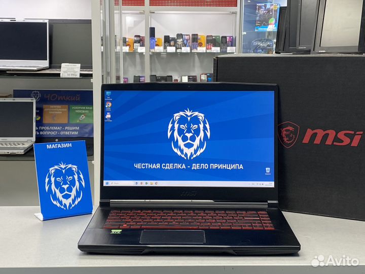 Игровой ноутбук MSI 15'' i5/16/512SSD/RTX 3050Ti